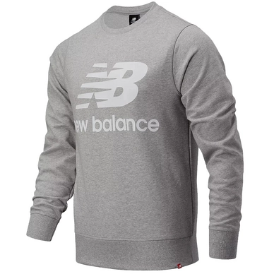 Trui New Balance Men Essentials Stacked Logo Crew Top Atlantic Grey