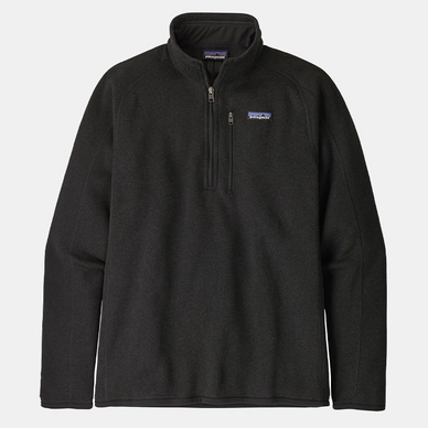 Pull Patagonia Mens Better Sweater 1/4 Zip Black 2019