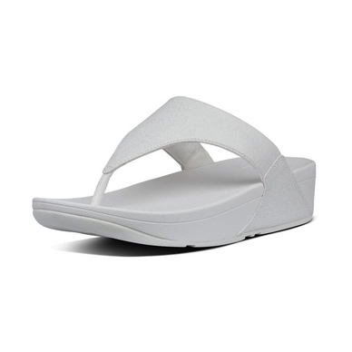 Zehentrenner FitFlop Lulu™ Shimmer Toe Post Stone