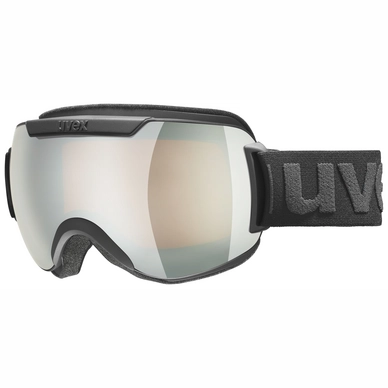 Masque de Ski Uvex Downhill 2000 FM Black Mat Mirror Silver Lasergold