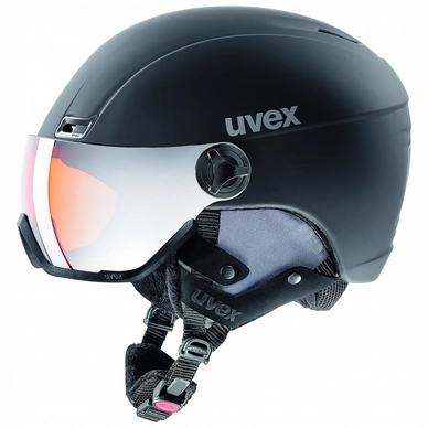 Casque de Ski Uvex Hlmt 400 Visor Style Black Mat