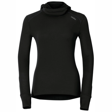 Ondershirt Odlo Womens L/S With Facemask Warm Black