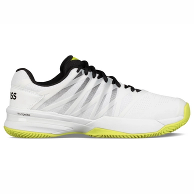 Tennis Shoes K Swiss Men Ultrashot 2 HB White Black Neon Yellow