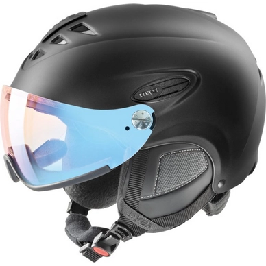 Casque de Ski Uvex Hlmt 300 Visor Vario Black Mat