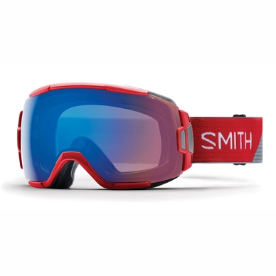 Masque de Ski Smith Vice Fire Split / ChromaPop Storm Rose Flash