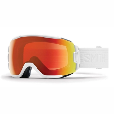 Masque de Ski Smith Vice Whiteout / ChromaPop Everyday Red Mirror
