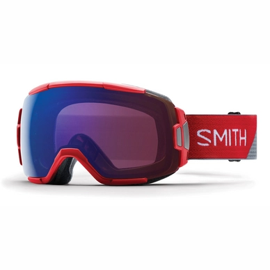 Masque de Ski Smith Vice Fire Split / ChromaPop Photochromic Rose Flash