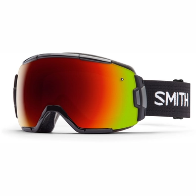 Skibril Smith Vice Black Frame Red Sol-X Mirror