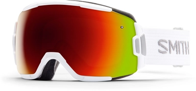 Skibril Smith Vice White Frame/Red Sol X Mirror Lens