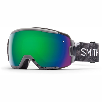 Skibril Smith Vice Cement Bleached Frame/Green Sol X Mirror Lens