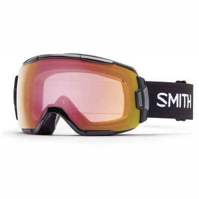 Skibril Smith Vice Black Frame/Red Sensor Mirror Lens