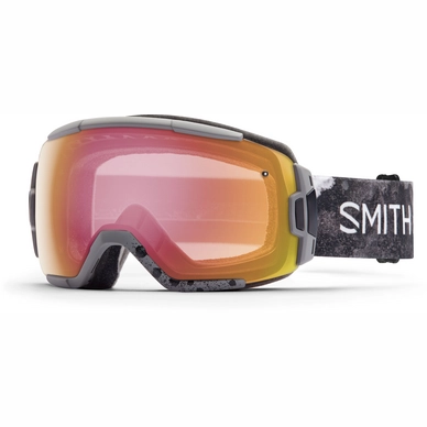 Skibril Smith Vice Cement Bleached Frame/Red Sensor Mirror Lens