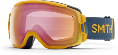 Skibril Smith Vice Mustard Conditions Frame/Red Sensor Mirror Lens