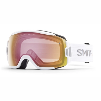 Masque de Ski Smith Vice White Frame Red Sensor Mirror
