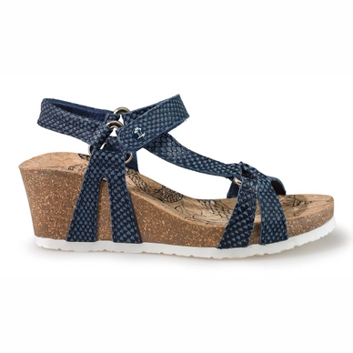 Sandaal Panama Jack Violetta Snake B2 Napa Marino Navy