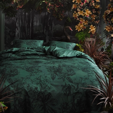 Taies d'oreiller Essenza Vivienne Green Satin