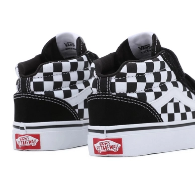 | Youth V Fashionschuh White Mid Ward Vans Sneaker Checkerboard Black