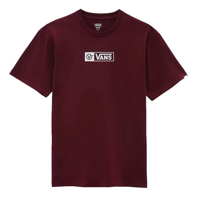 T-Shirt Vans Mens Circle Tab Tee Burgundy