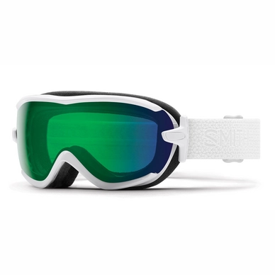 Masque de Ski Smith Virtue Sph White Mosaic / ChromaPop Everyday Green Mirror