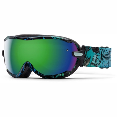 Skibril Smith Virtue Mrs. Eaves Frame/Green Sol X Mirror Lens