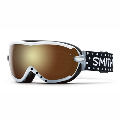 Skibril Smith Virtue White Dots Frame Gold Sol-X Mirror