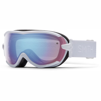 Skibril Smith Virtue White GBF Frame/Blue Sensor Mirror Lens