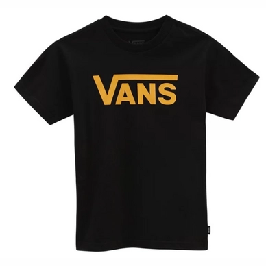 T-Shirt Vans Enfants Kids By Vans Classic Black Saffron