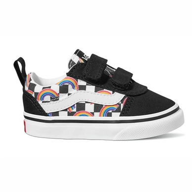 Sneaker Vans Ward V Rainbow Checkerboard Multi White