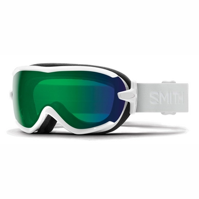 Masque de Ski Smith Virtue White Vapor / ChromaPop Everyday Green Mirror