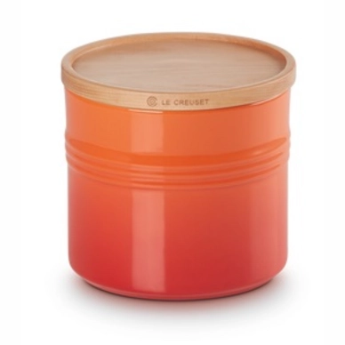 Pot de Conservation Le Creuset avec Couvercle Orange Rouge 12 cm (1,1L)