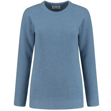 Pull-Over Blue Loop Women Essential Sweater Light Blue Melange