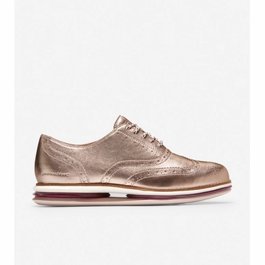 Cole Haan Women Originalgrand Cloudfeel Energy Twin Oxford Rose Gold Chocolate Truffle