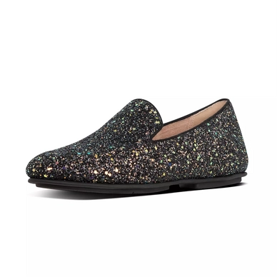 Slipper FitFlop Lena Glitter Loafers All Black