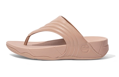 FitFlop Women Walkstar Toe Post Leather Nude