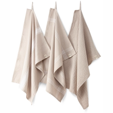 Ensemble de Cuisine Walra Blocks & Lines Sable (Lot de 3)