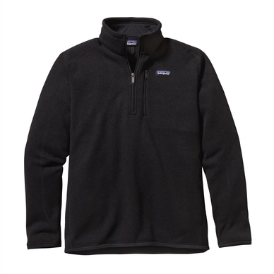 Fleece Patagonia Mens Better Sweater 1/4 Zip Black
