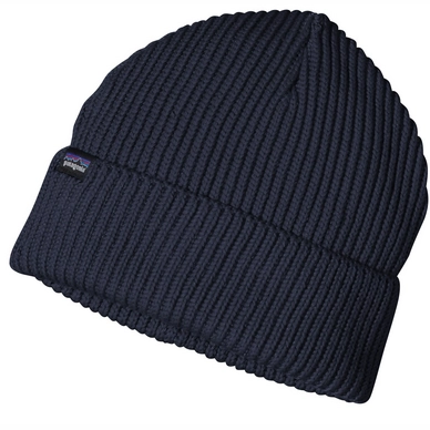 Muts Patagonia Unisex Fishermans Rolled Beanie Navy Blue