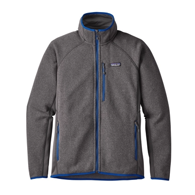 Fleece Patagonia Mens Performance Better Sweater Jacket Forge Grey w/Viking Blue
