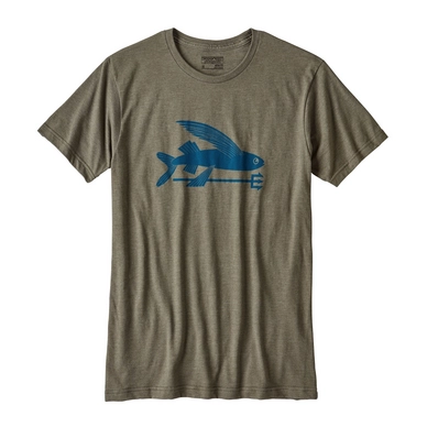 T-Shirt Patagonia Flying Fish Industrial Green Herren