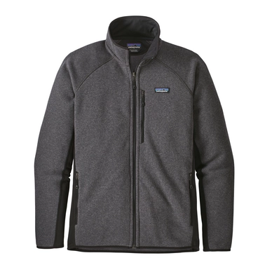 Fleece Patagonia Mens Performance Better Sweater Jacket Forge Grey w/Black