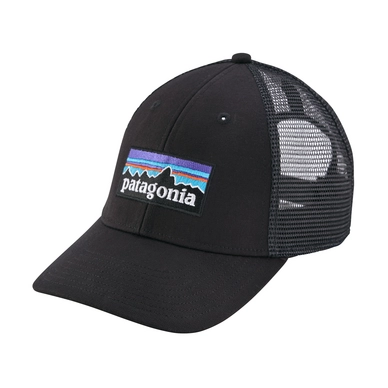 Cap Patagonia P-6 Logo LoPro Trucker Hat Black