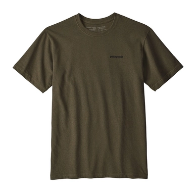 T-shirt Patagonia Men's P-6 Logo Responsibili-Tee Sediment