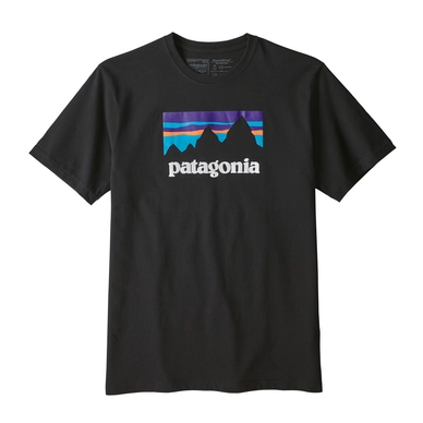 T-Shirt Patagonia Men's Shop Sticker Responsibili-Tee Black