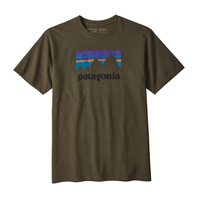 T-Shirt Patagonia Mens Shop Sticker Responsibili-Tee Sediment