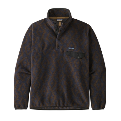 Jumper Patagonia Men's LW Synch Snap-T P/O Field Geo Small: New Navy