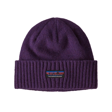 Bonnet Patagonia Brodeo Beanie Together for the Planet Label Purple