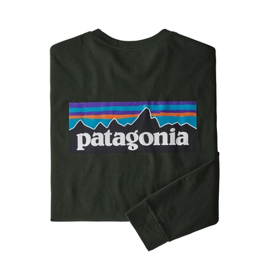 T-shirt Patagonia Men L/S P-6 Logo Responsibili-Tee Kelp Forest