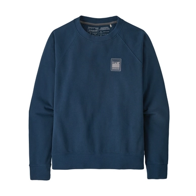 Pull Patagonia Femme Alpine Icon Regenerative Organic Certified Cotton Crew S Tidepool Blue