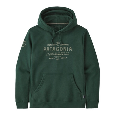 Pullover Patagonia Unisex Forge Mark Uprisal Hoody Pinyon Green