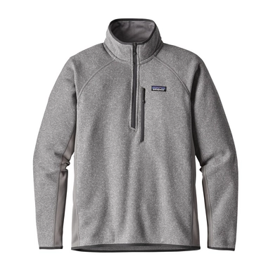 Pull Patagonia Men's Performance Better Sweater 1/4 Zip Feather Grey